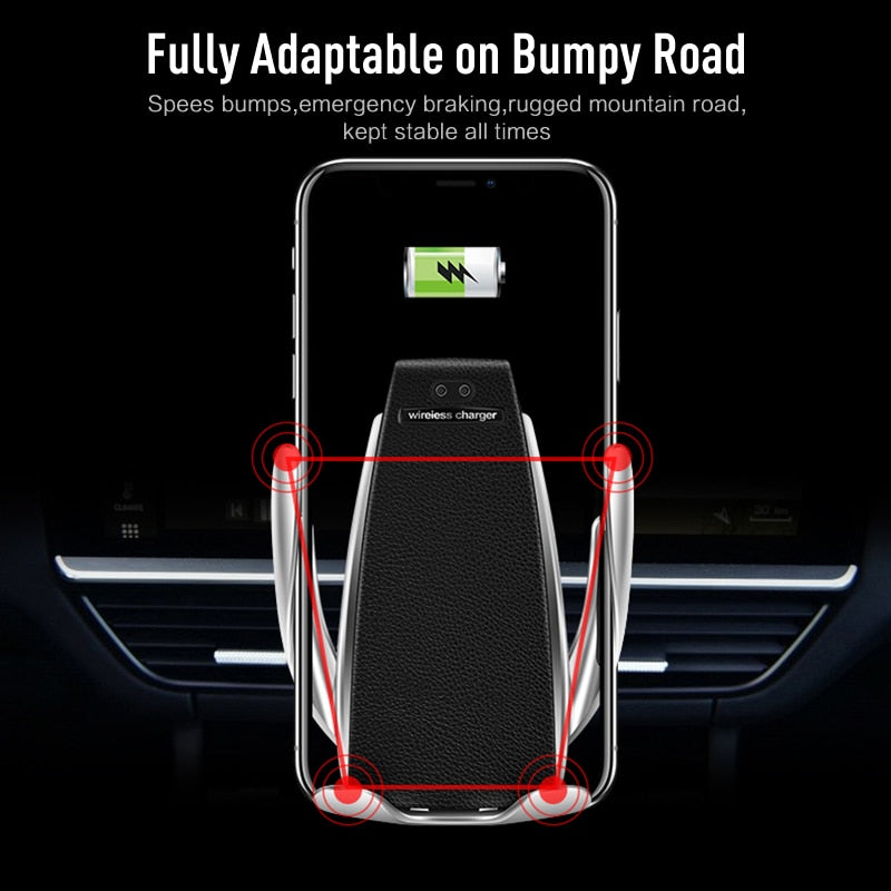 Auto-Clamping Wireless Car Charger