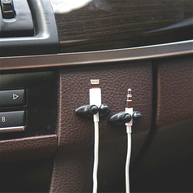 8-Piece Adhesive Cable Clip Set