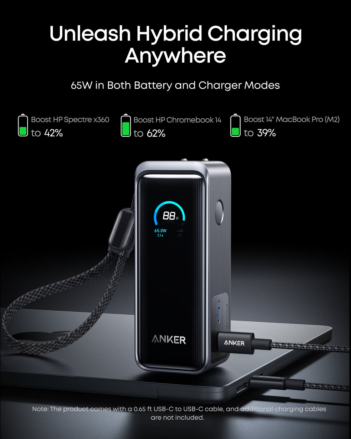 Anker Prime Power Bank 9.6K 65W