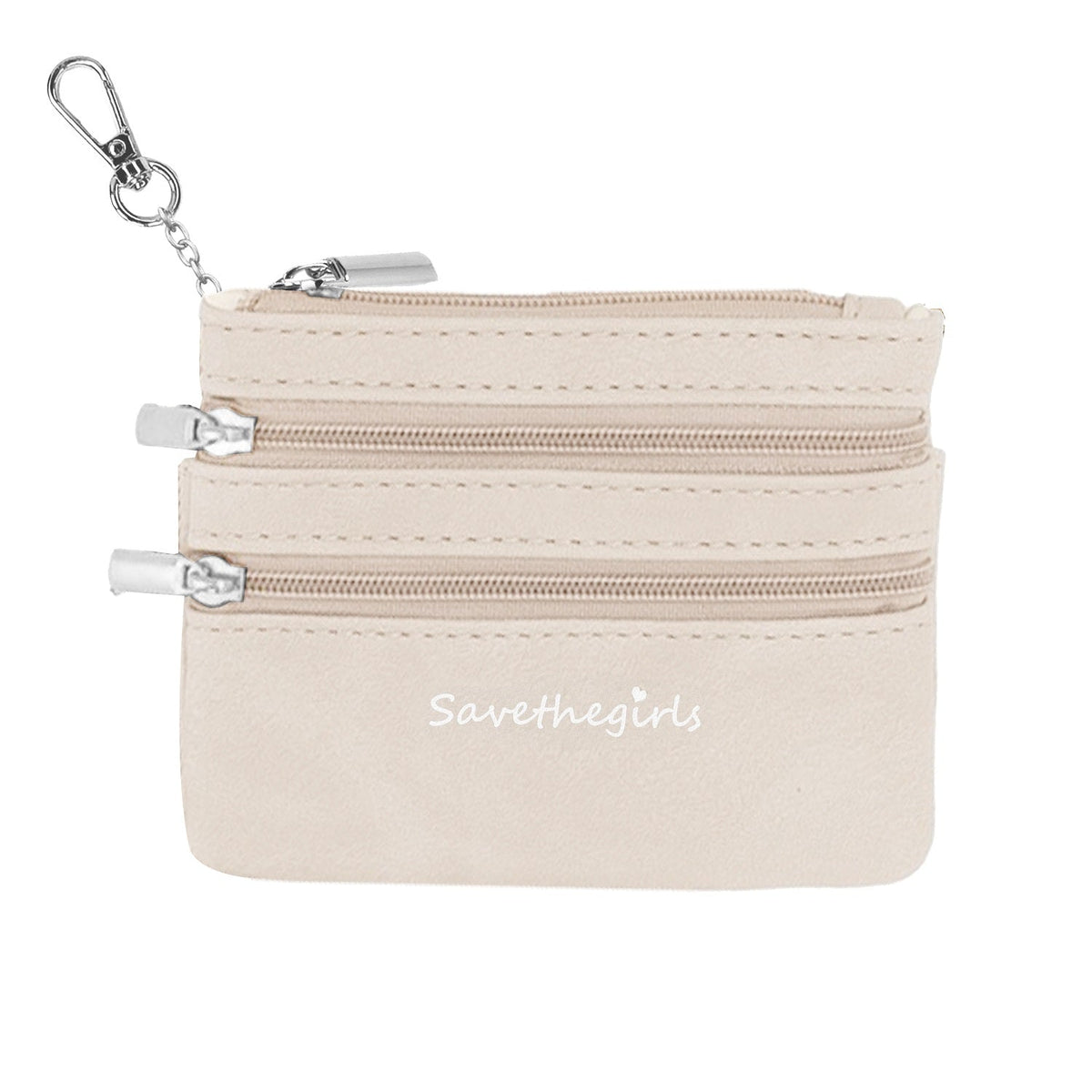 3-Compartment Zippered Pouch