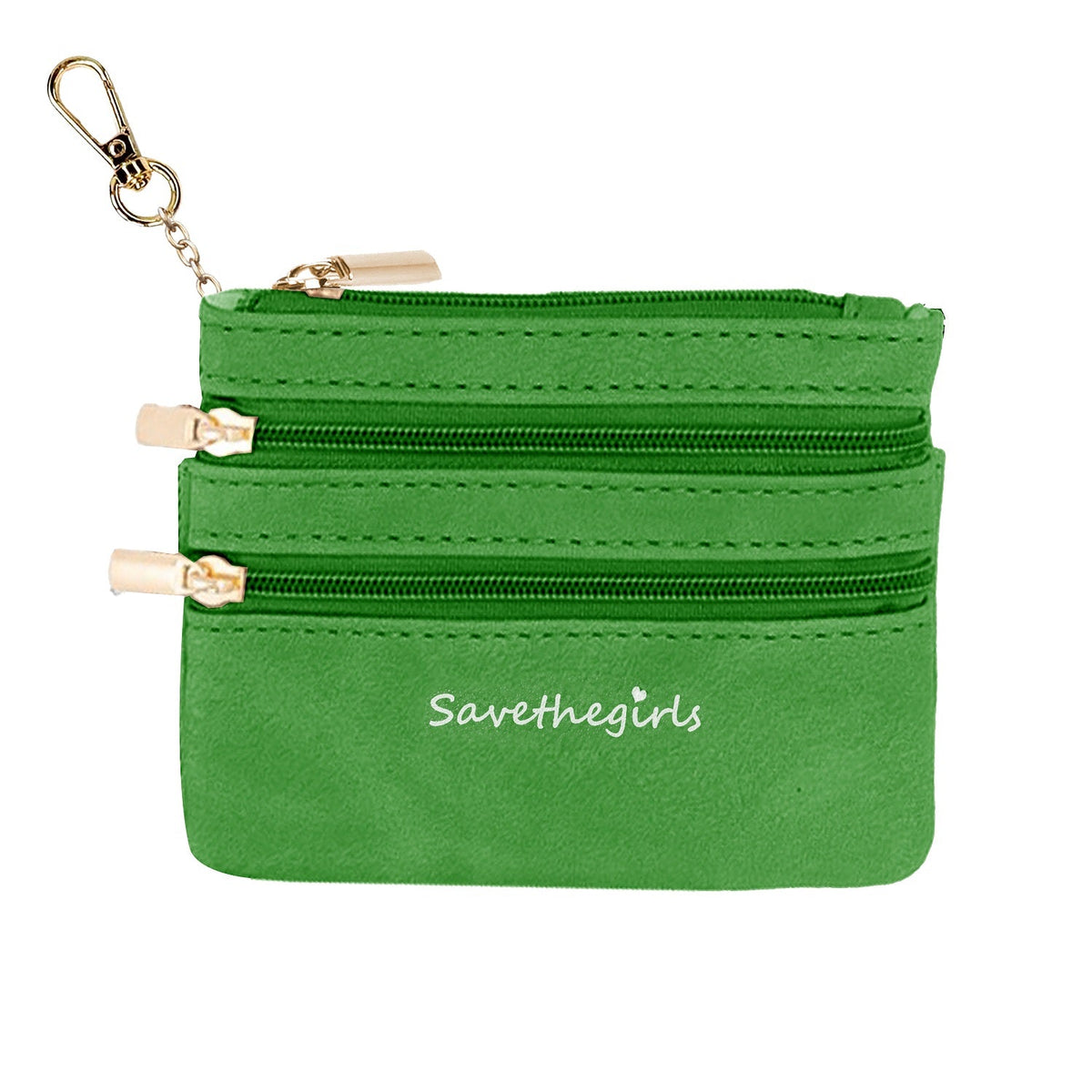 3-Compartment Zippered Pouch