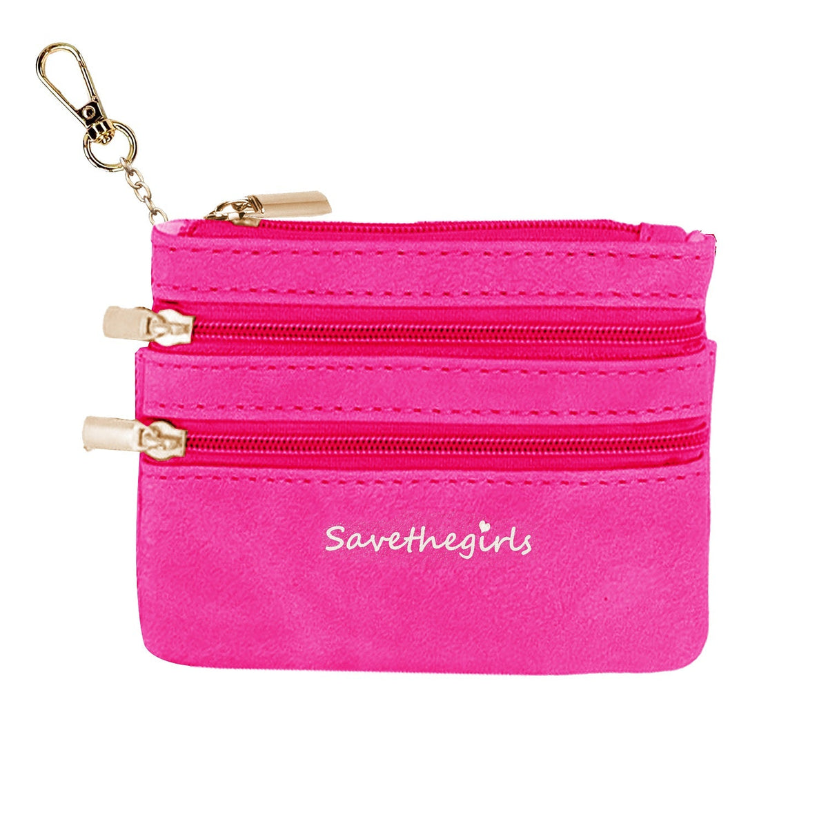 3-Compartment Zippered Pouch