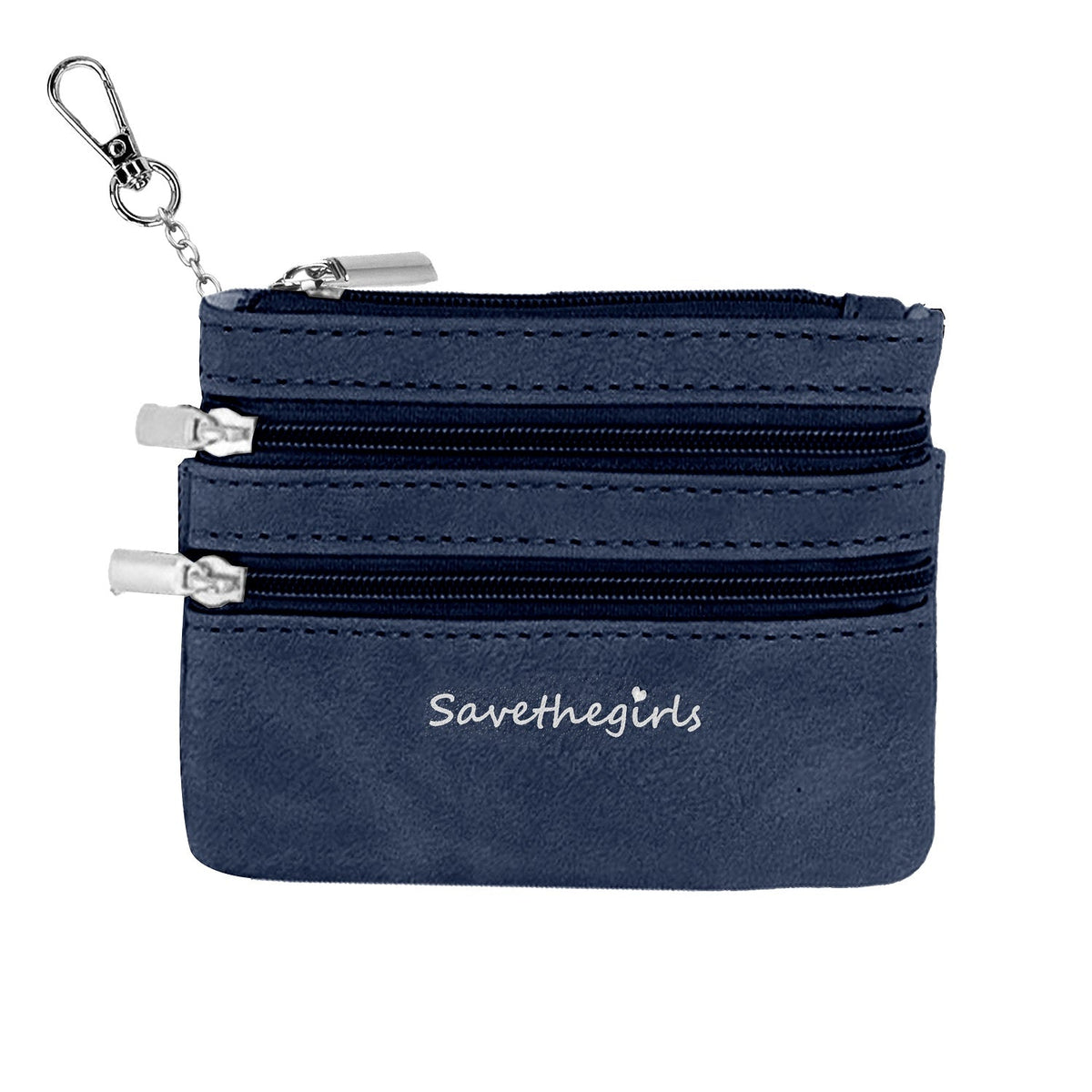 3-Compartment Zippered Pouch