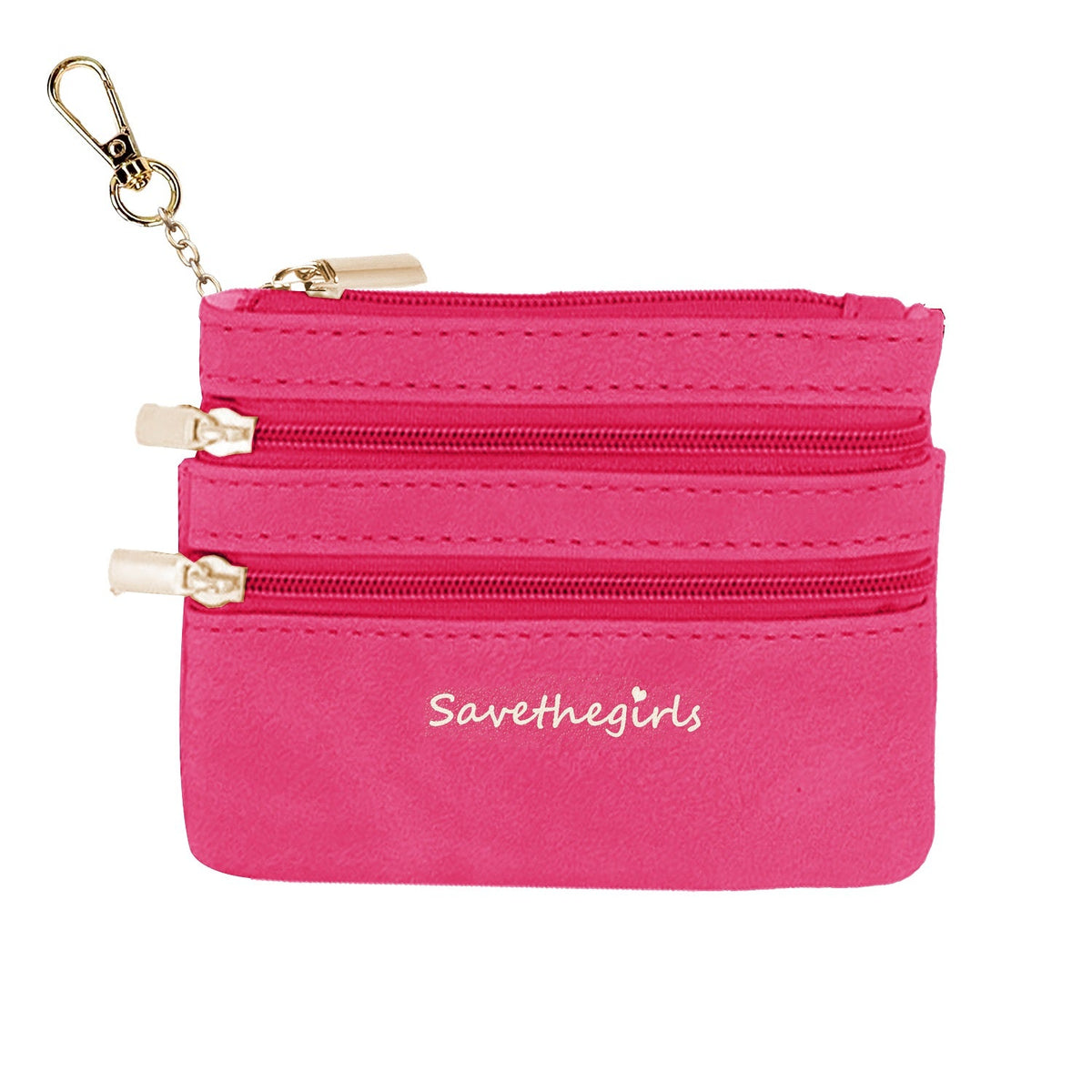 3-Compartment Zippered Pouch