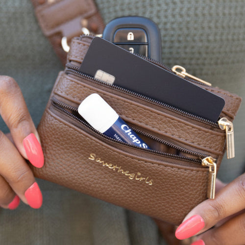 3-Compartment Zippered Pouch
