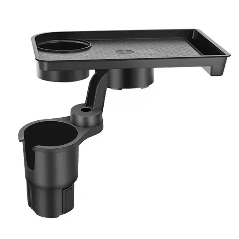 360° Rotating Car Cup Holder Tray