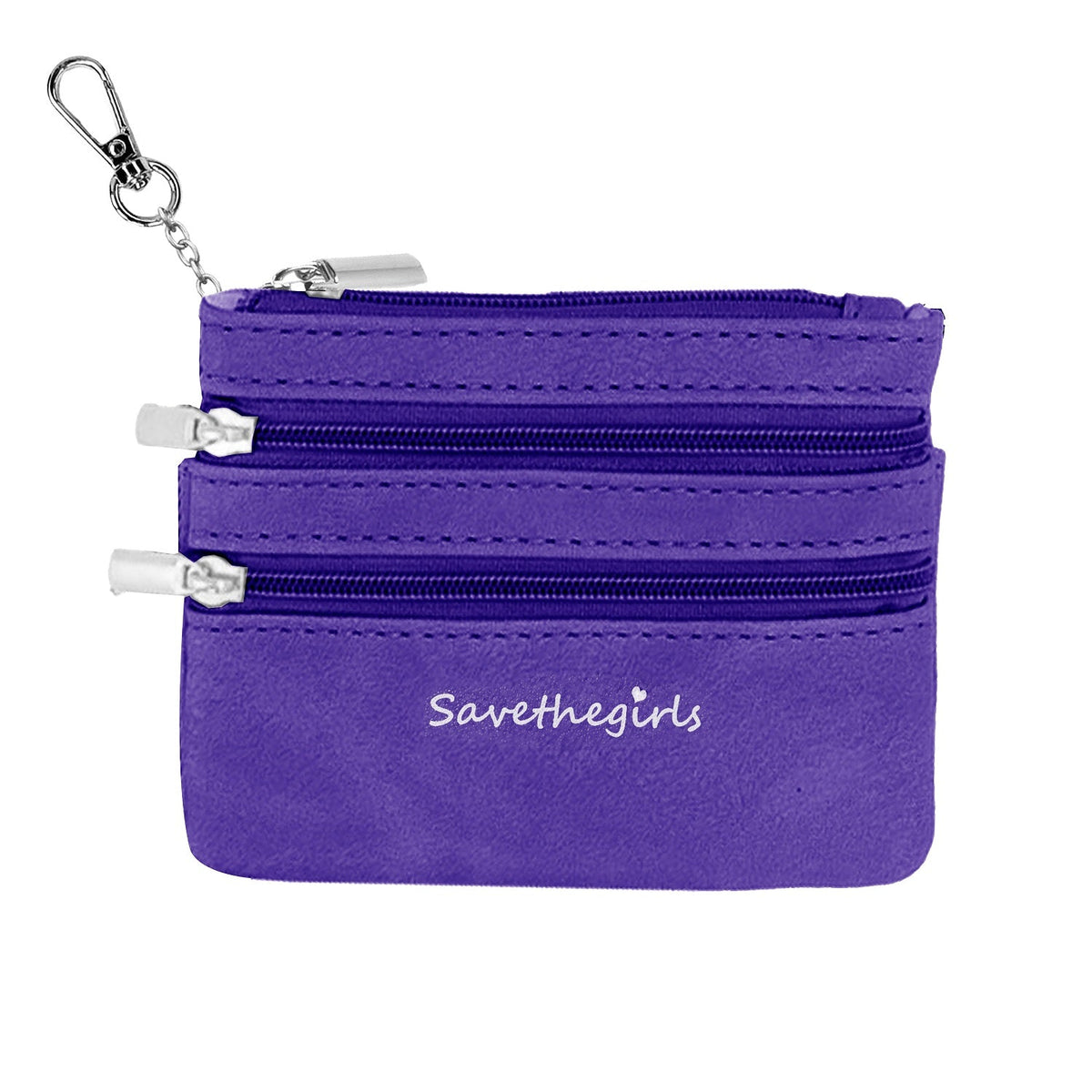 3-Compartment Zippered Pouch